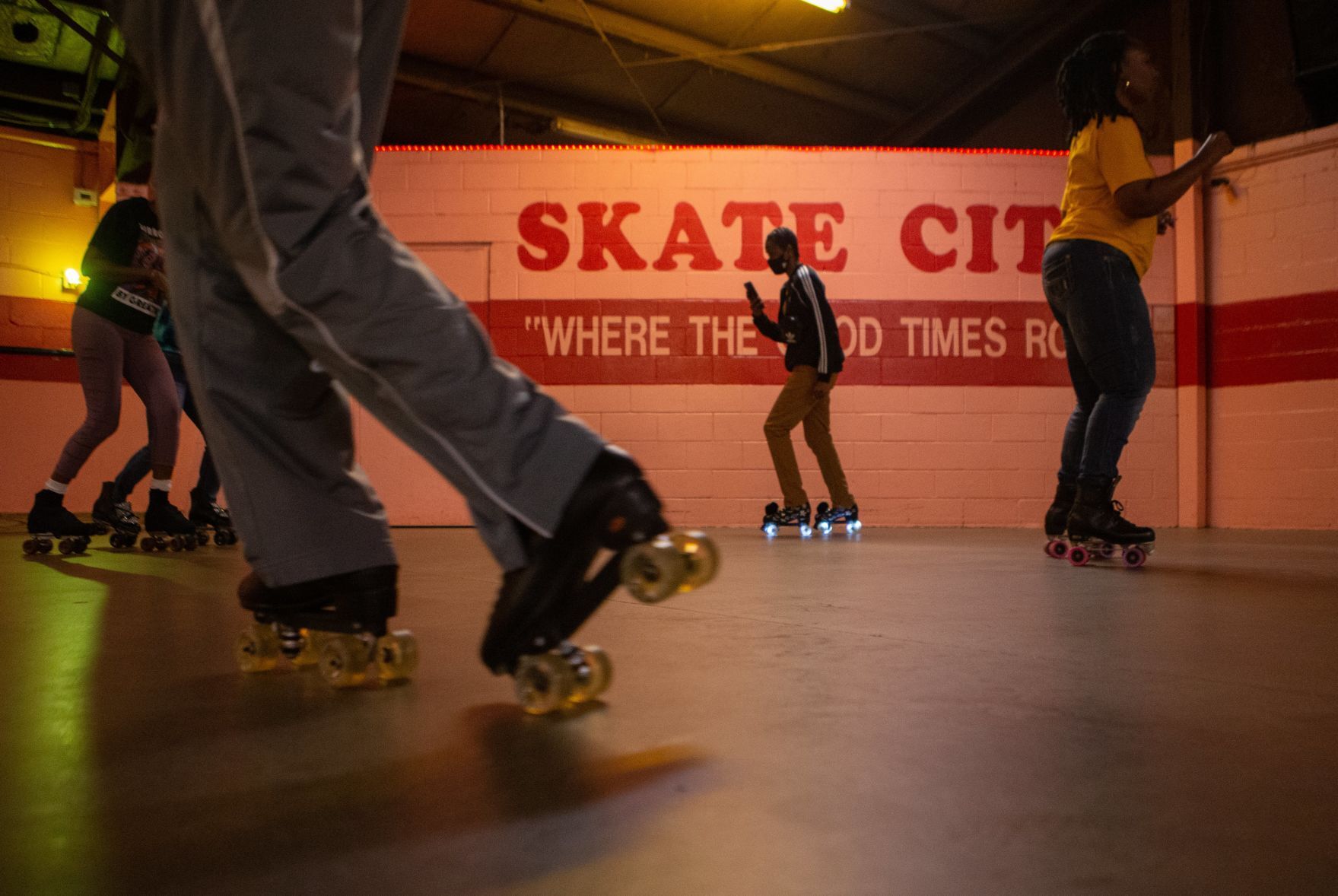 Monday night skate at Skate City in East St. Louis